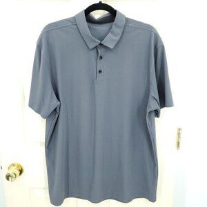 Men's Lululemon Short Sleeve Performance Polo Shirt XL/XXL Gray